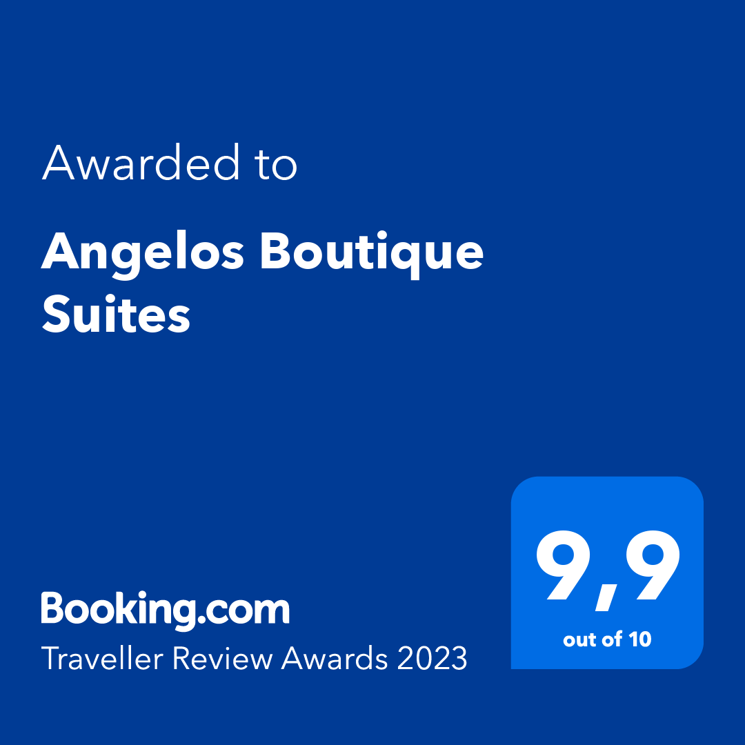 Angelos Suites Booking.com Award